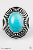 Paparazzi "Ground Force - Blue" ring Paparazzi Jewelry