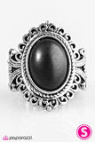 Paparazzi "Ground Rules - Black" ring Paparazzi Jewelry