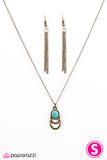 Paparazzi "Ground Zero - Brass" necklace Paparazzi Jewelry