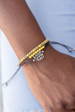 Paparazzi "GROW All Out - Yellow" bracelet Paparazzi Jewelry