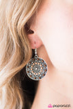 Paparazzi "Grow Free, Wild Flower" Brown Earrings Paparazzi Jewelry