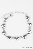 Paparazzi "Guard Your Heart" Silver Bracelet Paparazzi Jewelry