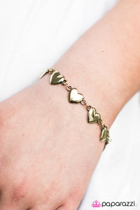 Paparazzi "Guard Your Heart" Brass Bracelet Paparazzi Jewelry