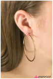 Paparazzi "Guest Of Honor - Gold" earring Paparazzi Jewelry