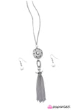 Paparazzi "Gypsy Daydream" White Necklace & Earring Set Paparazzi Jewelry