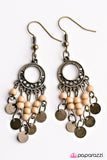 Paparazzi "Gypsy Jamboree" Brown Earrings Paparazzi Jewelry