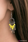 Paparazzi "Gypsy Jamboree" Yellow Earrings Paparazzi Jewelry