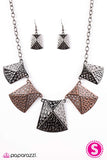 Paparazzi "Hail To The Chief-ette" Multi Necklace & Earring Set Paparazzi Jewelry