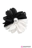 Paparazzi "HALF A Great Day! - Black" hair clip Paparazzi Jewelry