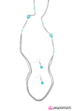Paparazzi "Half Past Midnight - Blue" necklace Paparazzi Jewelry
