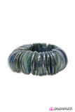 Paparazzi "Half The Fun - Blue" bracelet Paparazzi Jewelry