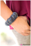 Paparazzi "Half The Fun - Blue" bracelet Paparazzi Jewelry