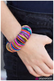 Paparazzi "Half The Fun - Multi" bracelet Paparazzi Jewelry