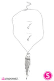 Paparazzi "Halleys Comet - Silver" necklace Paparazzi Jewelry