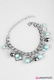 Paparazzi "Hall Of FRAME - Blue" bracelet Paparazzi Jewelry
