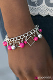 Paparazzi "Hall Of FRAME - Pink" bracelet Paparazzi Jewelry