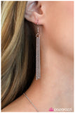 Paparazzi "Hanging On Every Word-White" necklace Paparazzi Jewelry