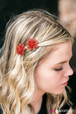Paparazzi "Happy Camper - Orange" hair clip Paparazzi Jewelry