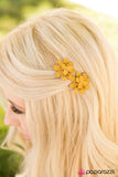 Paparazzi "Happy Camper - Yellow" hair clip Paparazzi Jewelry