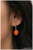 Paparazzi "Happy-Go-Lucky" Orange Necklace & Earring Set Paparazzi Jewelry