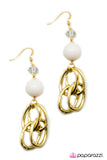 Paparazzi "Happy Medium" earring Paparazzi Jewelry