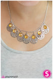 Paparazzi "Happy Tears - Yellow" necklace Paparazzi Jewelry