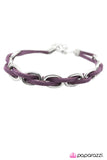 Paparazzi "Hard To PerSUEDE - Purple" bracelet Paparazzi Jewelry