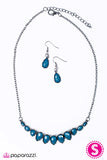 Paparazzi "Harlem Heirloom" Blue Necklace & Earring Set Paparazzi Jewelry