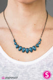 Paparazzi "Harlem Heirloom" Blue Necklace & Earring Set Paparazzi Jewelry