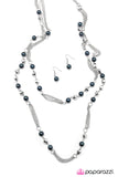 Paparazzi "Harmonious Dissonance" Blue Necklace & Earring Set Paparazzi Jewelry