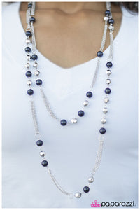 Paparazzi "Harmonious Dissonance" Blue Necklace & Earring Set Paparazzi Jewelry