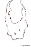 Paparazzi "Harmonious Dissonance - Brown " necklace Paparazzi Jewelry