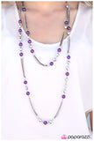 Paparazzi "Harmonious Dissonance" Purple Necklace & Earring Set Paparazzi Jewelry