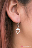 Paparazzi "Harmonious Heart" Silver Necklace & Earring Set Paparazzi Jewelry