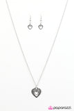 Paparazzi "Harmonious Heart" Silver Necklace & Earring Set Paparazzi Jewelry