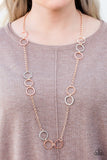 Paparazzi "Has A Ring To It" Multi Necklace & Earring Set Paparazzi Jewelry