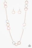 Paparazzi "Has A Ring To It" Multi Necklace & Earring Set Paparazzi Jewelry