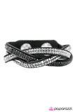 Paparazzi "Haters Gonna Hate" Black Wrap Bracelet Paparazzi Jewelry