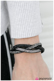 Paparazzi "Haters Gonna Hate" Black Wrap Bracelet Paparazzi Jewelry