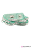 Paparazzi "Haters Gonna Hate" Green Wrap Bracelet Paparazzi Jewelry