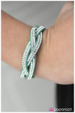 Paparazzi "Haters Gonna Hate" Green Wrap Bracelet Paparazzi Jewelry