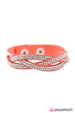 Paparazzi "Haters Gonna Hate" Orange Wrap Bracelet Paparazzi Jewelry