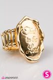 Paparazzi "Have A Little Faith" Gold Ring Paparazzi Jewelry