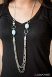 Paparazzi "Have An ICE Day" Blue Necklace & Earring Set Paparazzi Jewelry