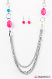 Paparazzi "Have An ICE Day" Multi Necklace & Earring Set Paparazzi Jewelry