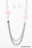 Paparazzi "Have An ICE Day" Pink Necklace & Earring Set Paparazzi Jewelry