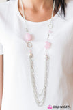 Paparazzi "Have An ICE Day" Pink Necklace & Earring Set Paparazzi Jewelry