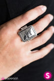 Paparazzi "Have Courage - Silver" ring Paparazzi Jewelry
