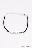 Paparazzi "Have Faith" Black Bracelet Paparazzi Jewelry