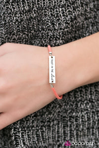 Paparazzi "Have Faith" Orange Bracelet Paparazzi Jewelry